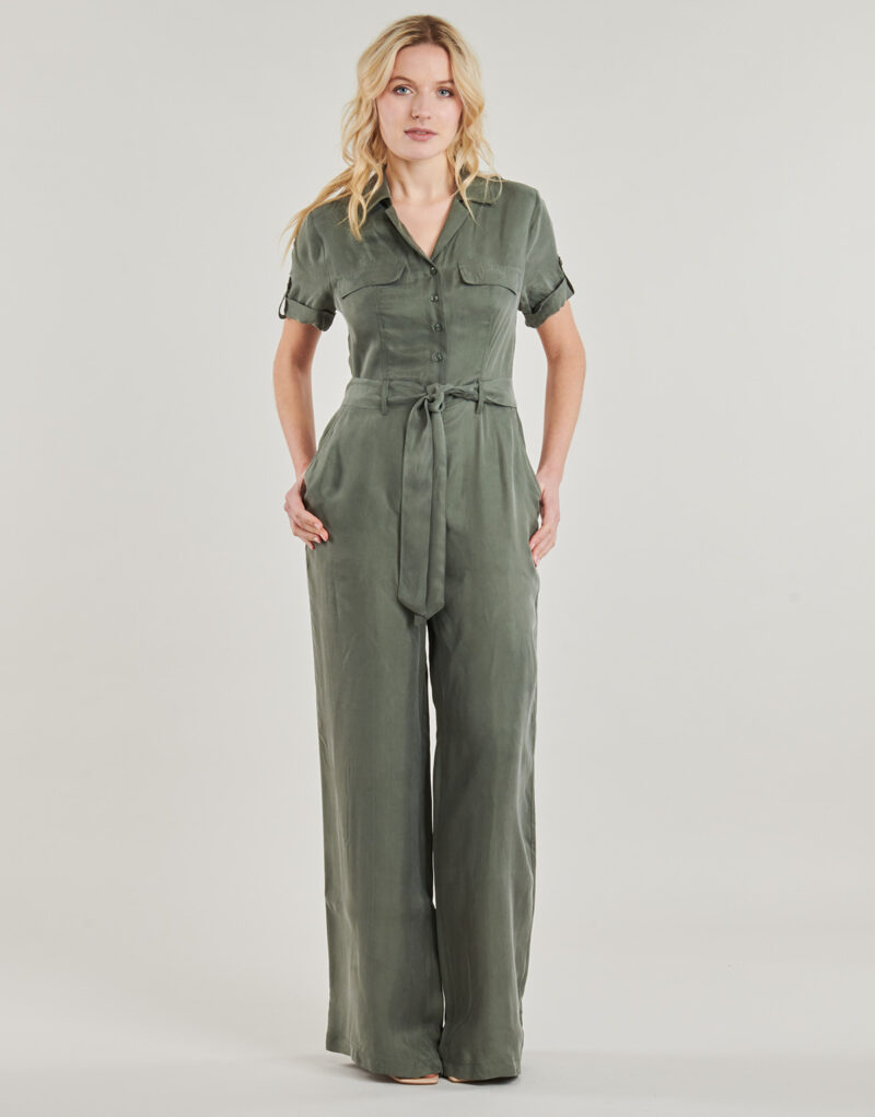 Surv&ecirc;tements / Combinaisons Guess NALINI CUPRO Kaki Tute / Jumpsuit Donna - 2