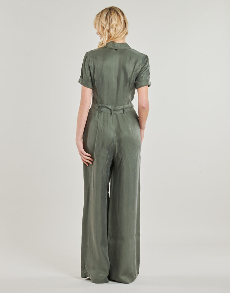 Surv&ecirc;tements / Combinaisons Guess NALINI CUPRO Kaki Tute / Jumpsuit Donna - 4