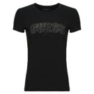 T-Shirt Guess LOGO LACE Nero T-shirt maniche corte Donna - 1