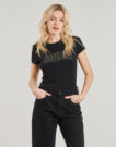 T-Shirt Guess LOGO LACE Nero T-shirt maniche corte Donna - 2