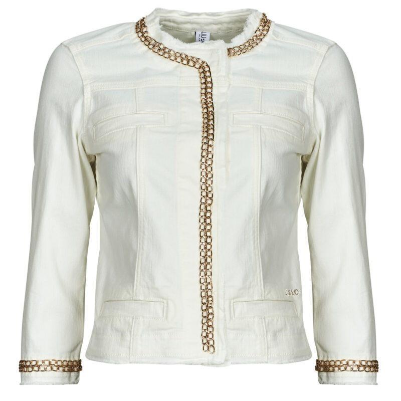 Giacca in jeans Liu Jo UXX039 Bianco Giacche in jeans Donna - 1