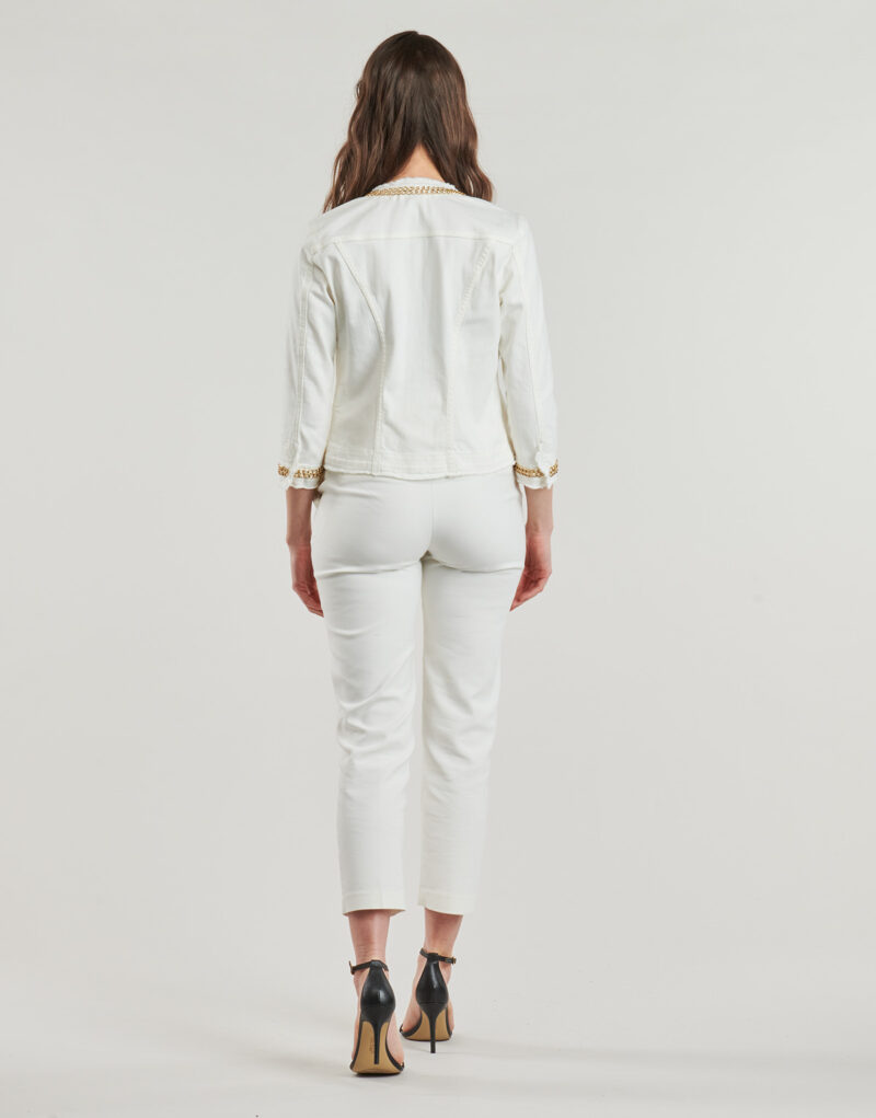 Giacca in jeans Liu Jo UXX039 Bianco Giacche in jeans Donna - 4
