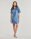 Kurzes Kleid Liu Jo UA5191 Blaue kurze Kleider Damen - 2