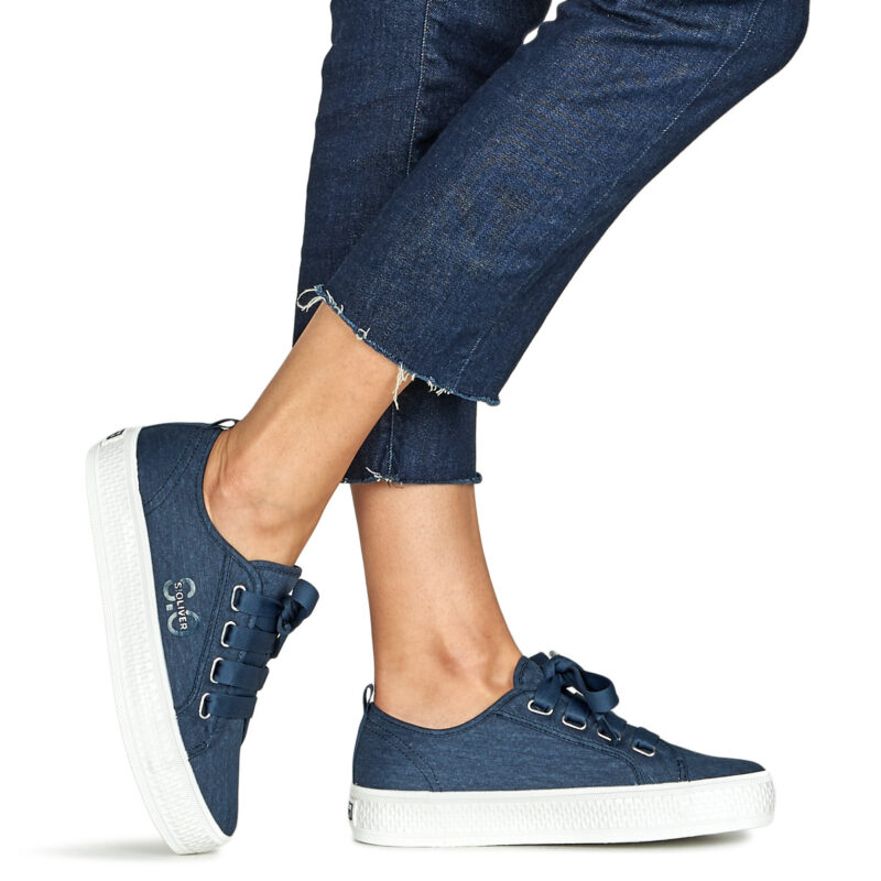 S.Oliver  5-23611-44-805  Marine -  Sneakers basse Donna - 8