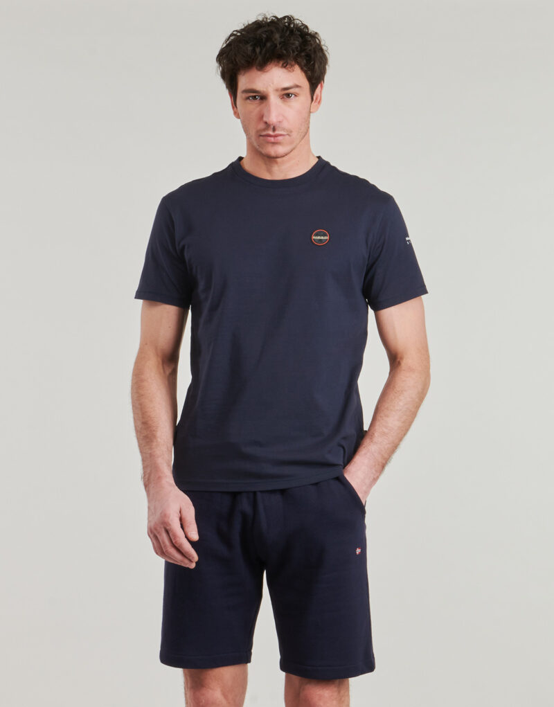 T-shirt Napapijri S BADGE Marine T-shirt maniche corte Uomo - 2