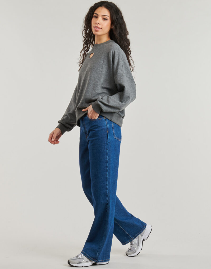 Felpe Noisy May NMADORE Grigio Felpe Donna - 3
