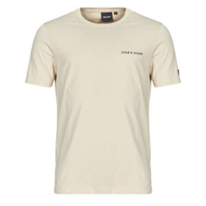 T-shirt  Lyle & Scott  Embroidered T-Shirt  Beige -  T-shirt maniche corte Uomo