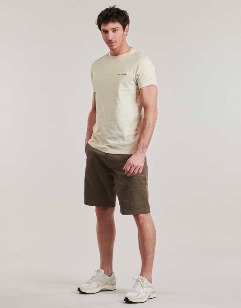 T-shirt Lyle & Scott Embroidered T-Shirt Beige T-shirt maniche corte Uomo - 3