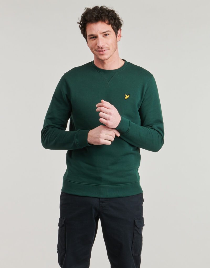 Sweatshirts Lyle & Scott Crew Neck Sweatshirt Verde Felpe Uomo - 2