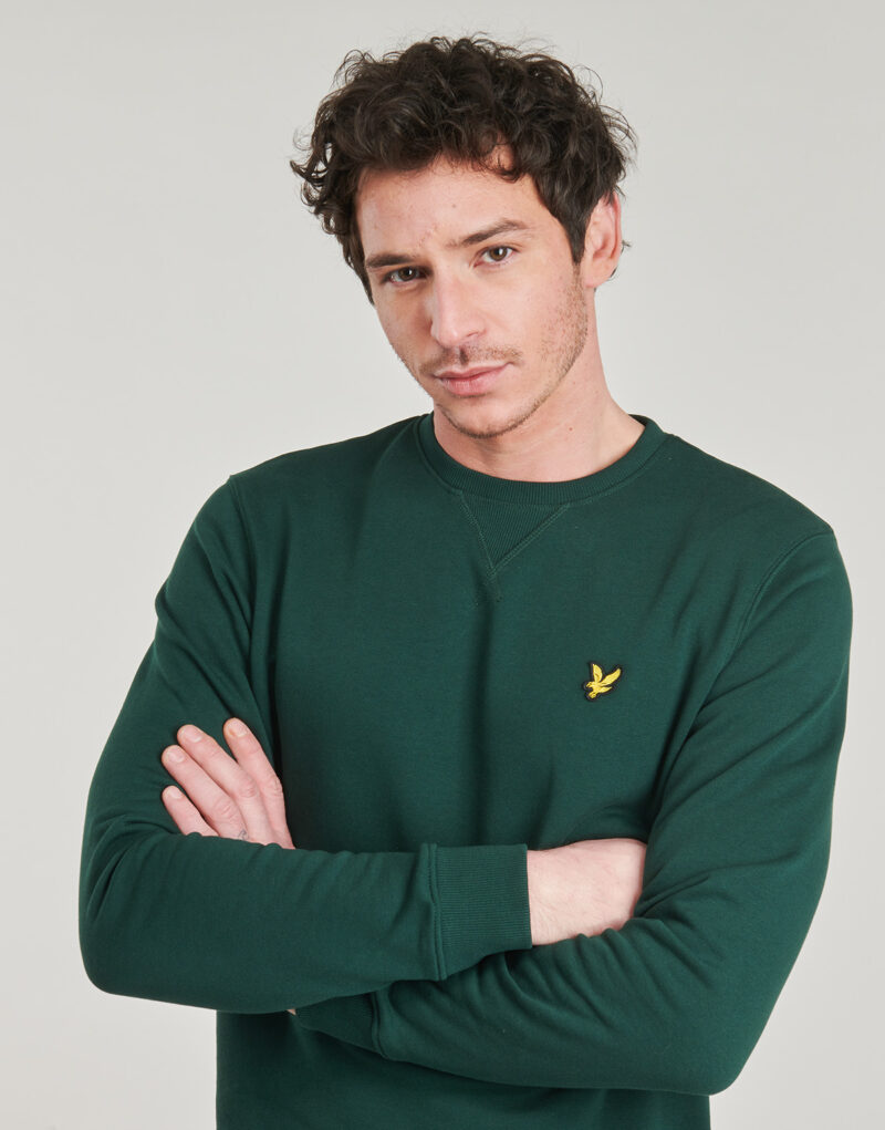 Sweatshirts Lyle & Scott Crew Neck Sweatshirt Verde Felpe Uomo - 5