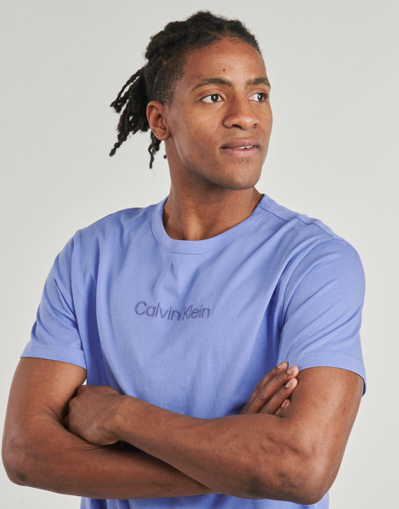 T-shirt Calvin Klein Jeans S/S CREW NECK Blu T-shirt maniche corte Uomo - 5