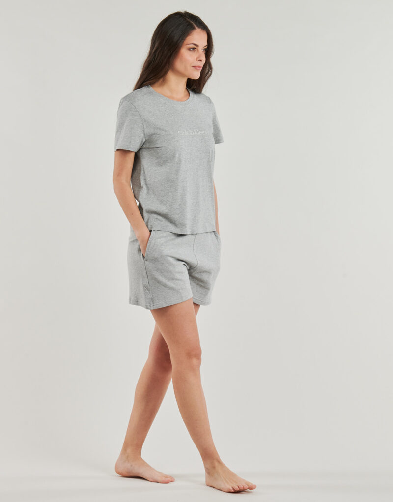 Pantaloni pigiami Calvin Klein Jeans SHORT Grigio Pantaloni pigiami Donna - 3