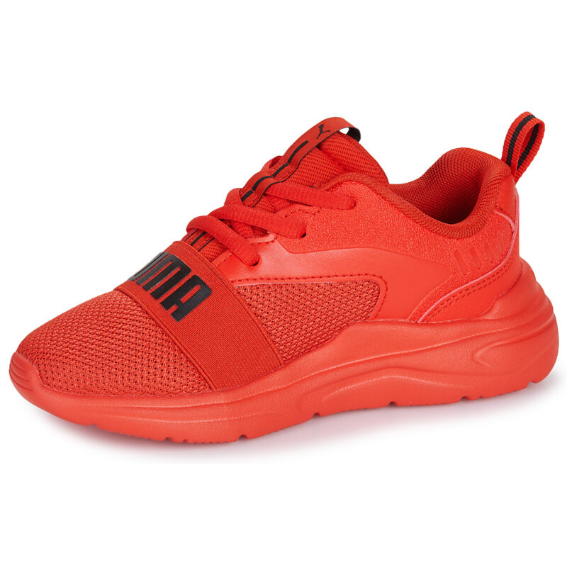 Puma Wired 2 PS Rosso Sneakers Bambino - 4