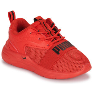 Puma Soft Wired 2 AC Inf Rosso - Scarpe da sport Bambino