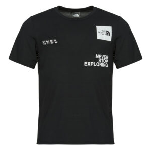 T-shirt  The North Face  Mountain Foundation Coordinates  Nero -  T-shirt maniche corte Uomo