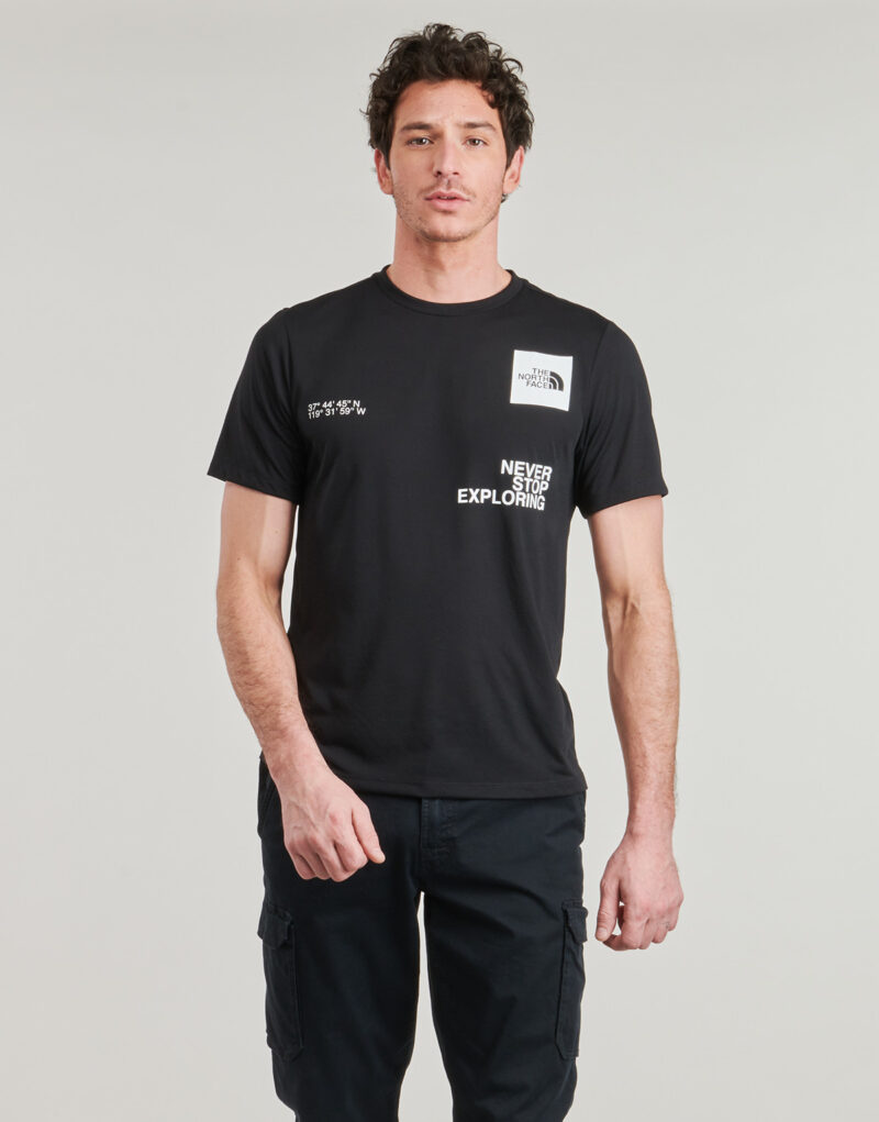T-shirt The North Face Mountain Foundation Coordinates Nero T-shirt maniche corte Uomo - 2