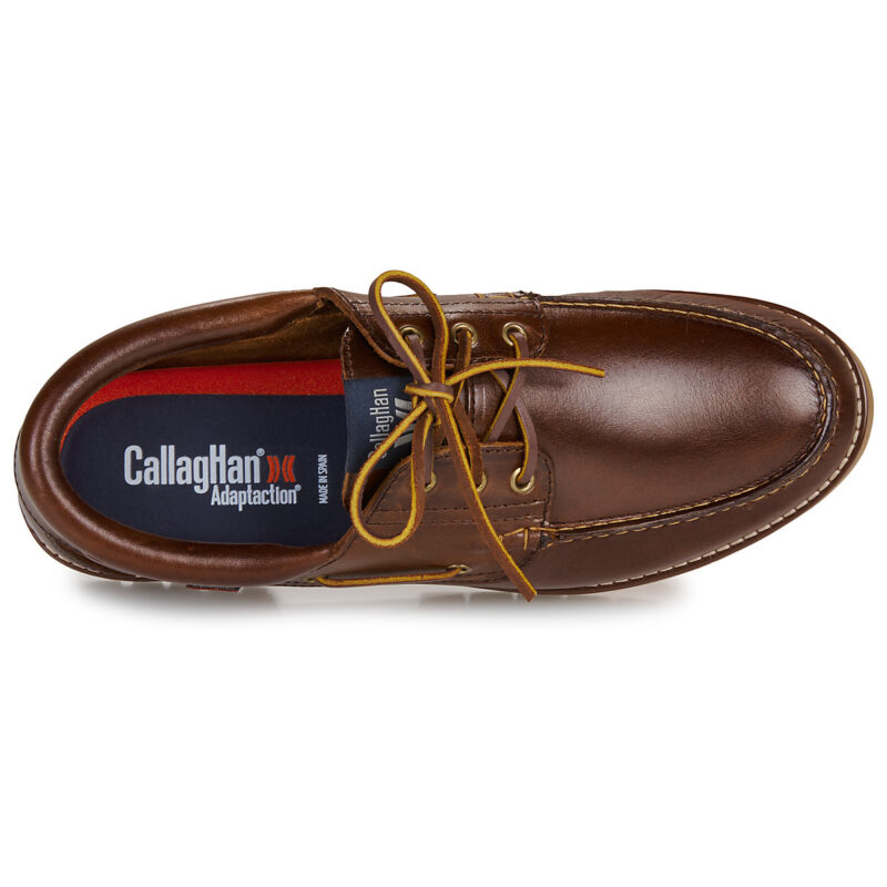Zapatos n&aacute;uticos CallagHan 12500 marr&oacute;ns para hombre - 6