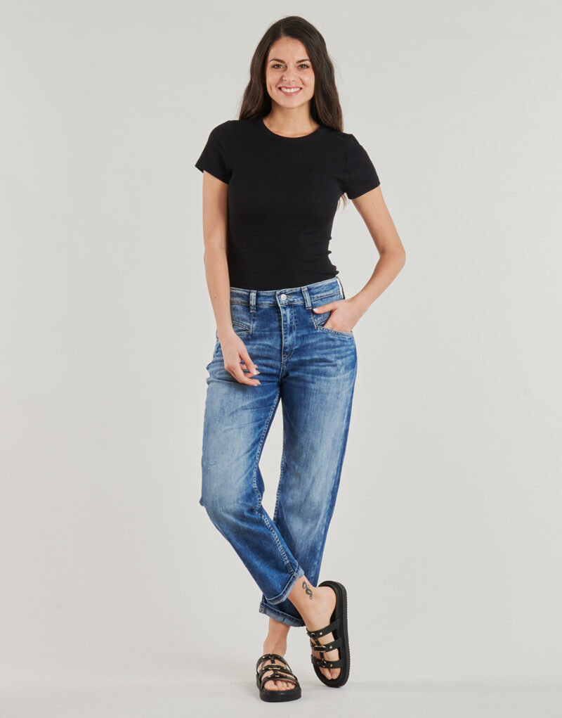 Boyfriend-Jeans Le Temps des Cerises 400/60 Blaue Boyfriend-Jeans f&uuml;r Damen - 2