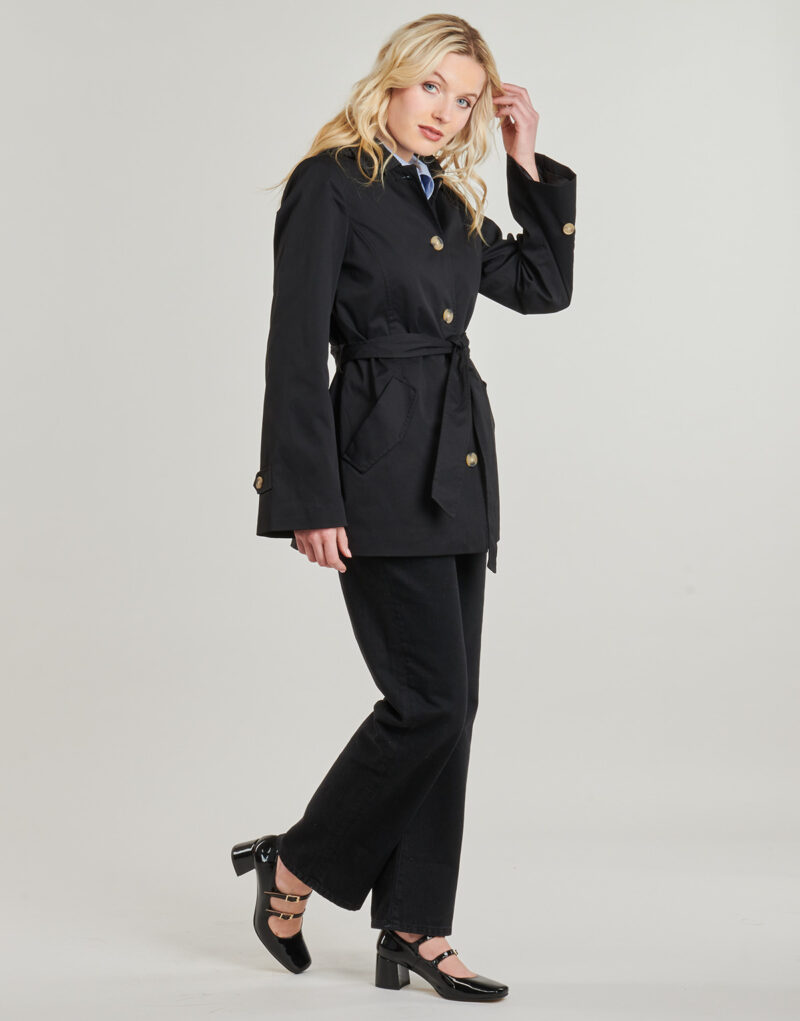Trench Vero Moda VMCHELSEA Noir Trench Femme - 3