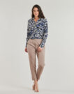 Pantalone Chino Vila VIVARONE Marrone Pantaloni Chino Donna - 2