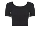 T-shirt Only Play ONPJAIA LIFE SS 2-WAY CROP Nero T-shirt maniche corte Donna - 1