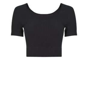 T-shirt  Only Play  ONPJAIA LIFE SS 2-WAY CROP  Nero -  T-shirt maniche corte Donna
