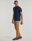 Timberland Millers River Piqu&eacute; Kurzarm-Polohemd &ndash; Marineblau &ndash; Herren-Polohemd &ndash; Gr&ouml;&szlig;e 3