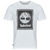 T-shirt Timberland STACK LOGO SHORT SLEEVE TEE Bianco T-shirt maniche corte Uomo