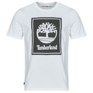T-shirt  Timberland  STACK LOGO SHORT SLEEVE TEE  Bianco -  T-shirt maniche corte Uomo
