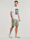 Timberland STACK LOGO Kurzarm-T-Shirt, Wei&szlig;, Herren, Gr&ouml;&szlig;e 3