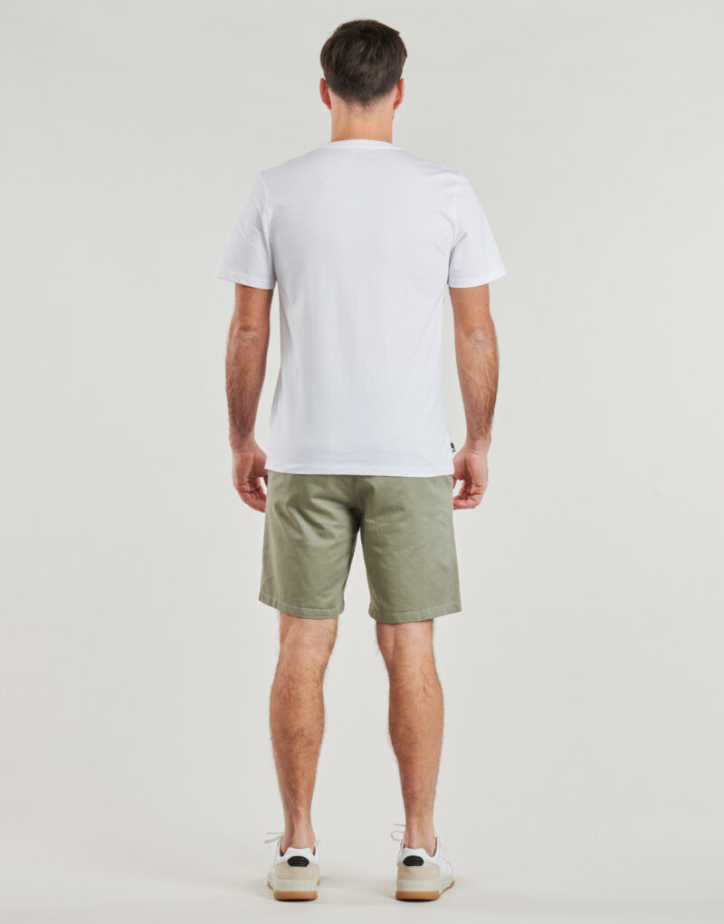 Timberland STACK LOGO Kurzarm-T-Shirt, Wei&szlig;, Herren, Gr&ouml;&szlig;e 4