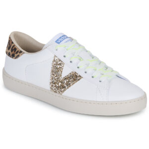 Victoria  BERLIN EFECTO PIEL   ANIMAL PRINT  Bianco -  Sneakers basse Donna