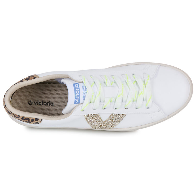 Victoria BERLIN EFECTO PIEL ANIMAL PRINT Bianco Sneakers basse Donna - 6