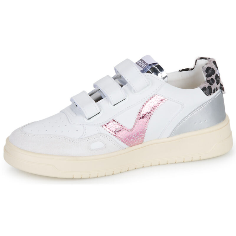 Victoria SEUL TIRAS EFECTO PIEL ANIMAL PRINT Bianco Sneakers basse Donna - 4