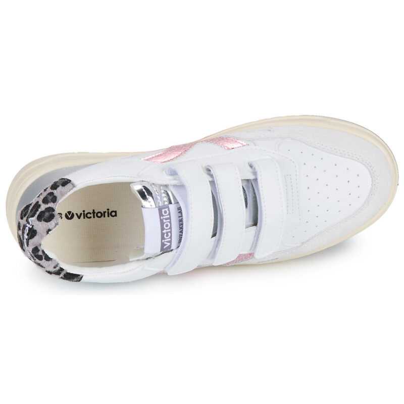 Victoria SEUL TIRAS EFECTO PIEL ANIMAL PRINT Bianco Sneakers basse Donna - 6