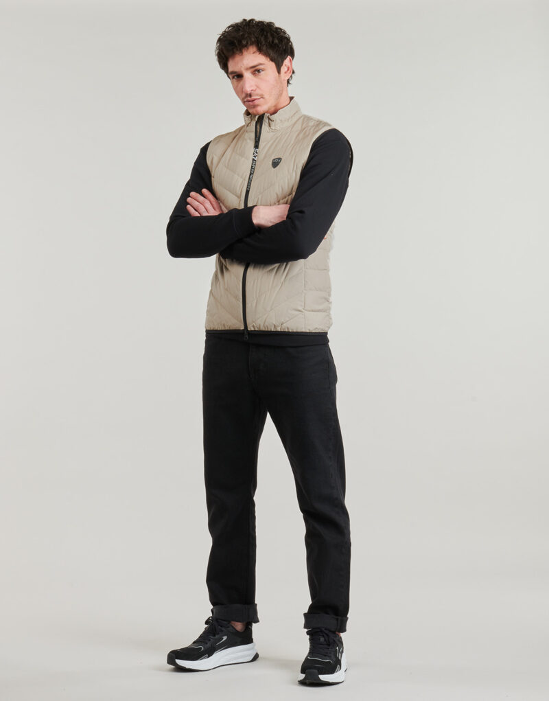 Piumino Emporio Armani EA7 TRAIN PREMIUM SHIELD DOWN LIGHT VEST 8NPQ02 Beige Piumini Uomo - 3