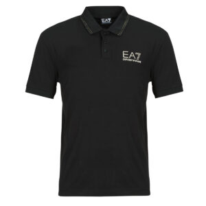 Polo  Emporio Armani EA7  TRAIN GOLD LABEL POLO PUNTO ROMA  7M000300  Nero -  Polo Uomo