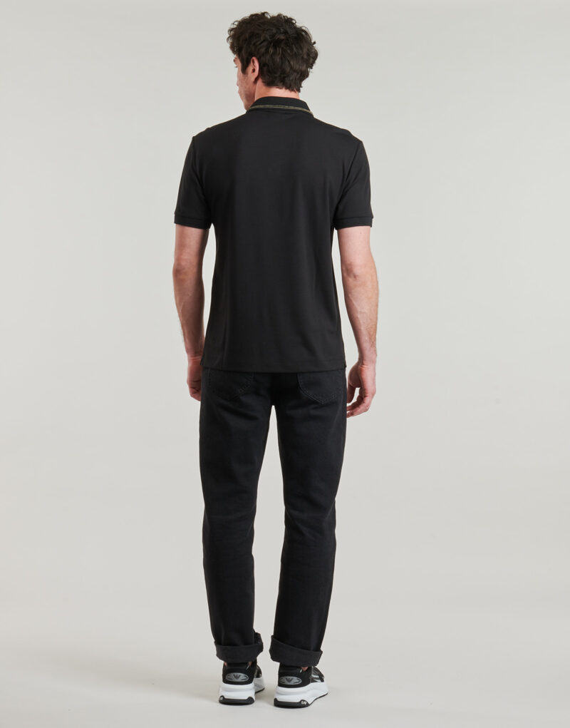 Polo Emporio Armani EA7 TRAIN GOLD LABEL POLO PUNTO ROMA 7M000300 Nero Polo Uomo - 4