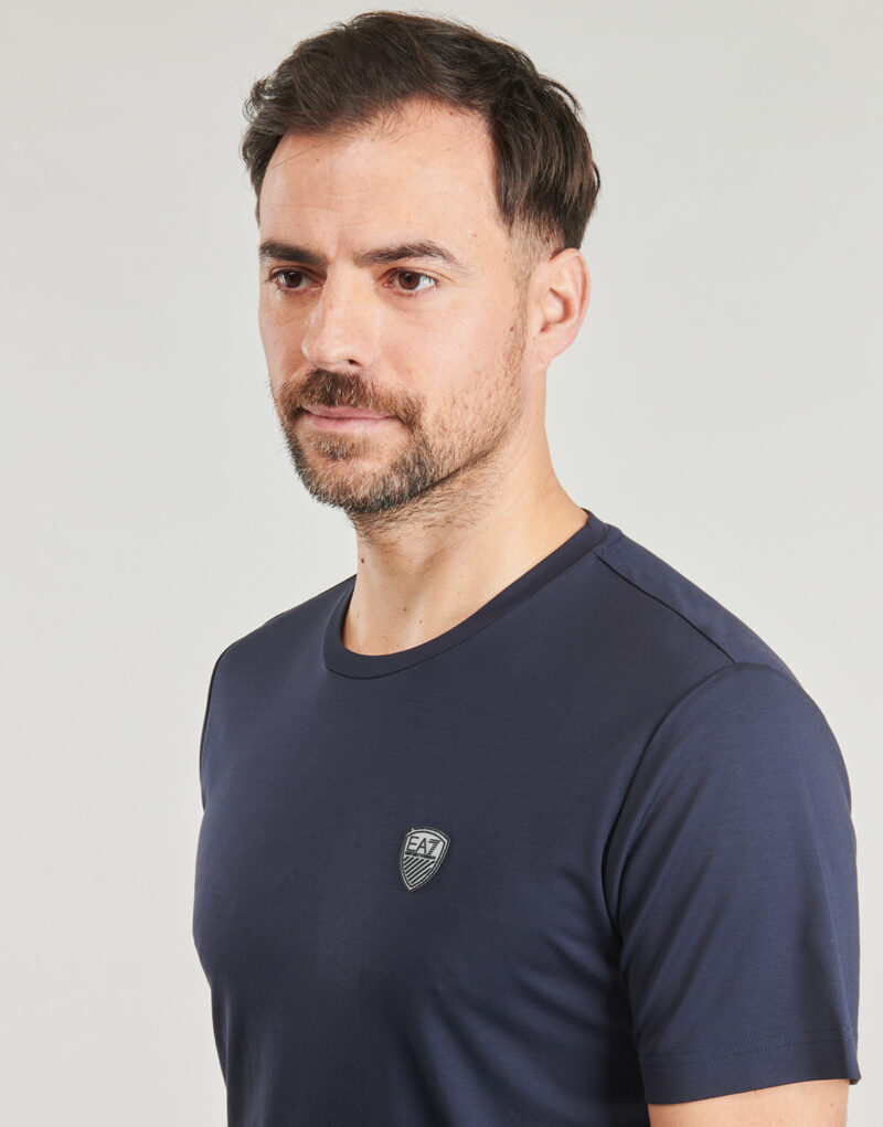 T-shirt Emporio Armani EA7 TRAIN PREMIUM SHIELD TEE 8NPT16 Marine T-shirt maniche corte Uomo - 5