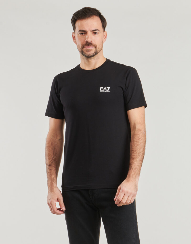 T-shirt Emporio Armani EA7 TRAIN CORE ID TEE 8NPT26 Nero T-shirt maniche corte Uomo - 2