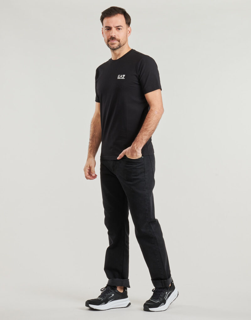 T-shirt Emporio Armani EA7 TRAIN CORE ID TEE 8NPT26 Nero T-shirt maniche corte Uomo - 3