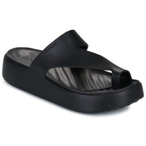 Crocs  Getaway Platform Toe Loop  Nero -  Infradito Donna