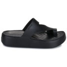 Crocs Getaway Platform Toe Loop Nero Infradito Donna - 2