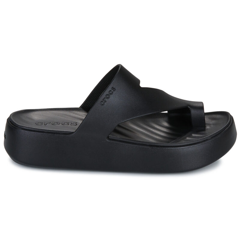 Crocs Getaway Platform Toe Loop Nero Infradito Donna - 2