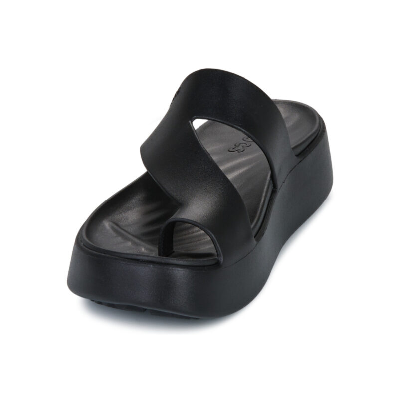 Crocs Getaway Platform Toe Loop Nero Infradito Donna - 3