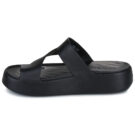 Crocs Getaway Platform Toe Loop Nero Infradito Donna - 4