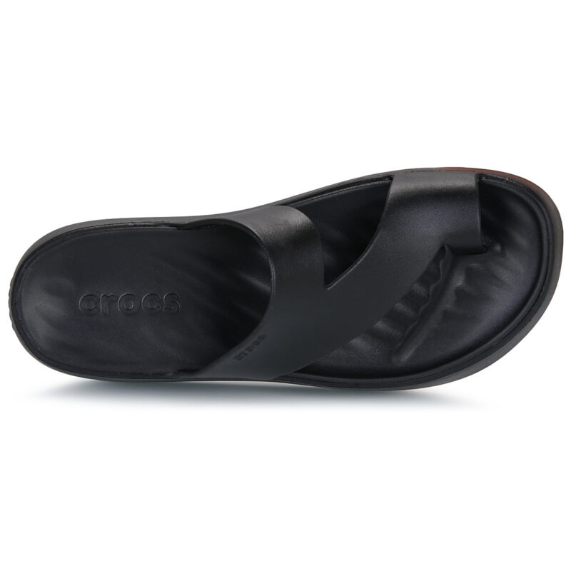 Crocs Getaway Platform Toe Loop Nero Infradito Donna - 6