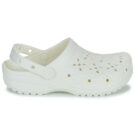Crocs Classic Floral Cut Out Clog White Women's Clogs - 2