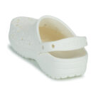 Crocs Classic Floral Cut Out Clog White Women's Clogs - 5