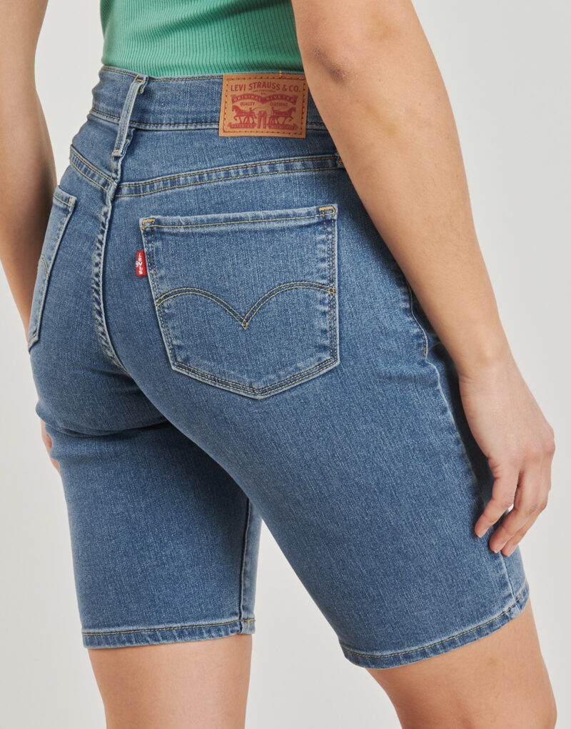 Shorts Levis Shorts azules moldeadores para mujer - 5